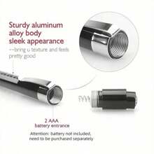 帶瞳孔測量的led瞳孔筆燈,適用於護士、醫生和護理學生使用的可重複使用醫用筆燈