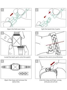 1 件男女通用苹果时尚金属皮革一体式表带兼容 表带 40 毫米 49 毫米 38 毫米 40 毫米 41 毫米 42 毫米 44 毫米 45 毫米 46 毫米手链兼容 Watch Series Ultra 10 SE 9 8 7 6 5 4 3 2 1 配件 - 彩色 - 查看 9