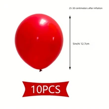 10 Pièces, Ballons De Couleurs Différentes, Ballons Mats De 5 Pouces (12,7 Cm), Ballons En Latex De Couleur Vive Pour Enfants Anniversaire Baby Shower Mariage Décorations De Ballons De Fête Colorés Multicolores