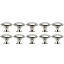 門把手拉圓抽屜把手不銹鋼櫥櫃抽屜旋鈕穩固的廚房梳妝台抽屜手柄浴室抽屜手柄家用廚房浴室 - 銀色 10Pcs - 查看 2