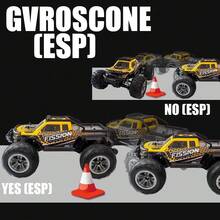 1/12比例的遠程控制bigfoot皮卡卡車,高速越野四輪驅動競賽拉力賽車,成人收藏模型裝飾 - 黑與白 - 查看 5