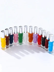 1 件隨機顏色精緻苦瓜形噴霧香水瓶,帶螺旋蓋和電化學鋁噴嘴,香水霧化器用化妝品空瓶 - 彩色 - 查看 10