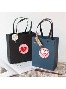 500片/包婚禮、情人節、母親節、派對禮物包裝標籤貼紙密封貼 - 彩色 - 查看 2