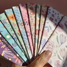 1套/12入組可愛圖案縫紉筆記本,記錄實用的縫紉筆記 - 花 - 查看 5