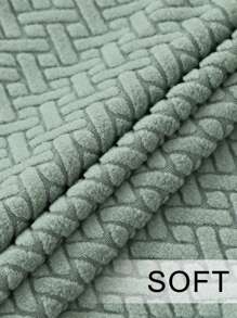 1 件/4 件/6 件米色条纹格子高弹力餐椅套，现代涤纶可洗座椅保护套，适用于餐厅、酒店、深灰色、卡其色、黑色、秋季装饰、房间装饰、返校、学校用品 - 抹茶綠 - 查看 6