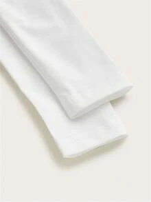 Thermal Turtleneck T-Shirt - White - View 7