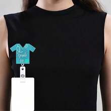 1個亞克力牌照夾,可收放+旋轉,帶閃光燈的牌照夾 - 薄荷藍 - 查看 5