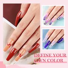 50PCS Gel Nail Polish Kit With UV Light Nail Drill Machine 3pcs Poly Nail Gel Kit 15 Colors Gel Polish Set Nail Art Design Tools All-In-One Gel Nail Kit - Multicolor - View 8