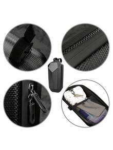 Hard Shell Eva Waterproof Handlebar Bag For Electric Scooter, Folding Bicycle, Balance Bike - Black - View 3