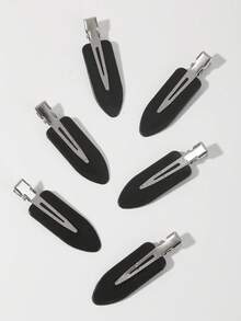 Bộ 6 kẹp tóc thời trang dễ thương cho nữ, kẹp tóc chống vướng, kẹp tóc mái, dụng cụ tạo kiểu tóc - màu đen - Xem 3