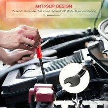 620 件汽車推式固定夾套件 - 塑膠門板扣件、擋泥板桿夾和最受歡迎尺寸的自動推式 Piumper 固定夾套裝 - 黑色 - 查看 6