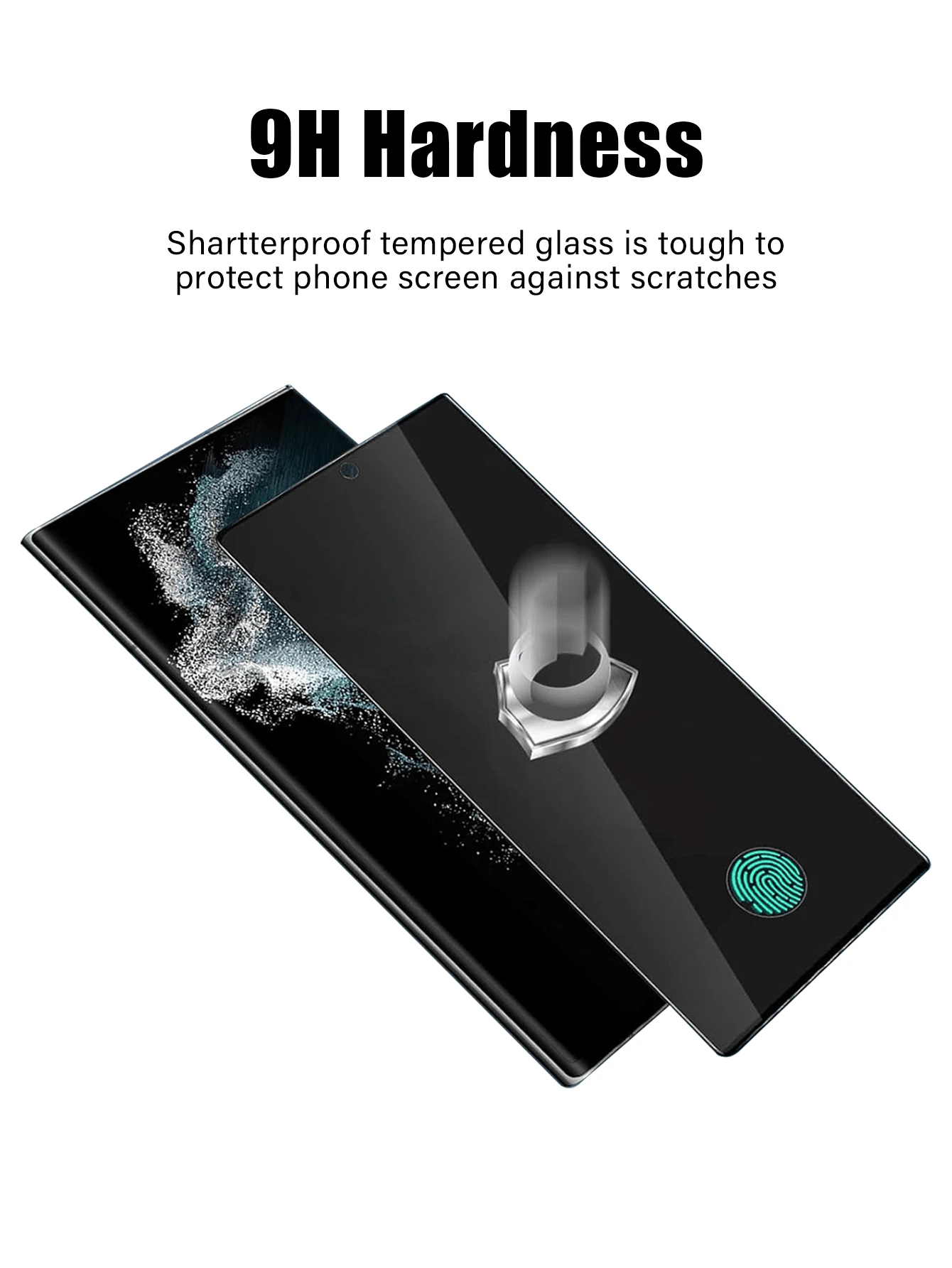 2 peças de vidro protetor de tela de privacidade para Samsung Galaxy