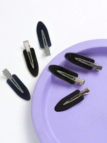 Bộ 6 kẹp tóc thời trang dễ thương cho nữ, kẹp tóc chống vướng, kẹp tóc mái, dụng cụ tạo kiểu tóc - màu đen - Xem 2