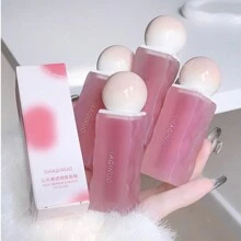 Nước Ly Son bóng Gương Ánh sáng Dầu môi Giường đôi Giữ ẩm Đầy đặn Nước bóng Son bóng Dưỡng ẩm vui tươi Men môi - 02 # - Xem 4