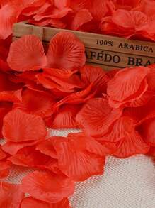 100 cái/bộ Hoa hồng nhân tạo Cánh hoa , Hoa nhân tạo Cánh hoa Cho Ngày Lễ Tình Nhân Lễ cưới , Hoa Đồ trang trí , Hoa hồng Cánh hoa Lãng mạn Đêm Trang trí đám cưới Buổi tiệc Hoạt động Shooting Công cụ Thích hợp Đối với Cặp đôi DIY Làm bằng tay Ngày đêm Trang trí - Đỏ - Xem 6