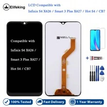 Lcd Screen Display Touch Screen Digitizer Assembly Replacement For Infinix S4 X626/Smart 3 Plus X627/Hot S4/Cb7 - black without frame - View 1