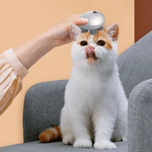 迷你多功能電動可充電按摩器,適用於頭部、頸部、身體與寵物,電動章魚形矽膠頭可用於頭皮按摩 - 銀色 - 查看 8