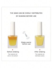 1入組15毫升開花凝膠指甲油,黃色美甲設計套裝,擴散效果美甲配件,水彩設計 - 黃色 - 查看 6