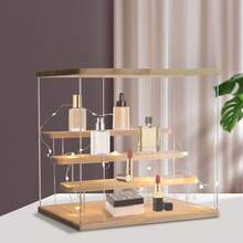 1入組3層香水收納架,30cm/11.81英吋實木階梯展示架,手工製作的模型展示架,居家實木動畫模型梯形積木展示架 - 3層-30cm - 查看 11