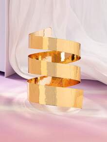 Đúng mốt Xoắn ốc Mở Cánh tay - Vàng - Xem 2