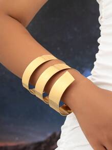 Đúng mốt Xoắn ốc Mở Cánh tay - Vàng - Xem 1