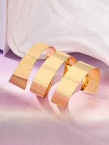 Đúng mốt Xoắn ốc Mở Cánh tay - Vàng - Xem 3