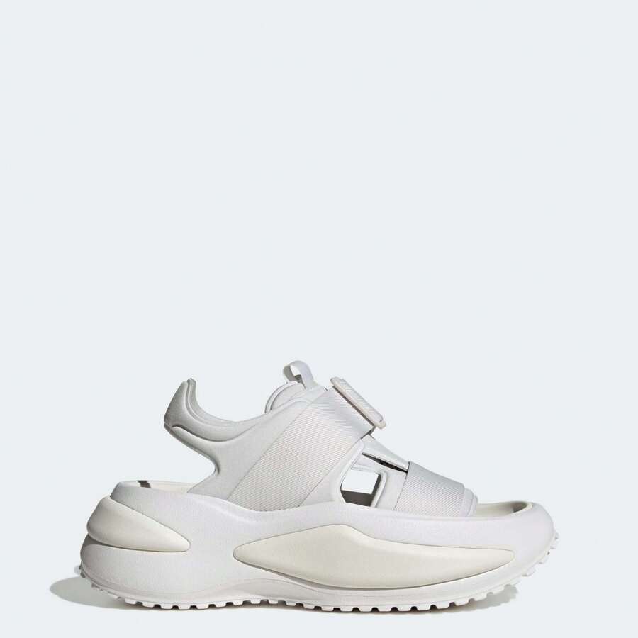 Women's Adidas Mehana Sandals - 淺灰色/雲白/水晶白 - 查看 1