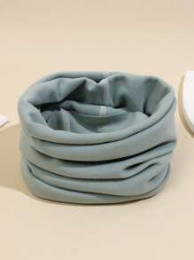 1條兒童圍巾/护颈,韩国风格育婴幼儿保暖脖套(适用于秋/冬),男女皆宜 - 薄荷綠 - 查看 2