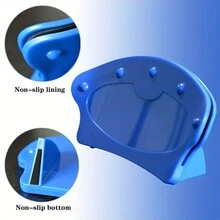 1入組高級遊戲卡片夾,適用於老年人、撲克派對和家庭卡片遊戲之夜 - 無塑料卡片保持器假日禮物 - 藍色 - 查看 6