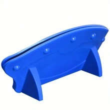 1入組高級遊戲卡片夾,適用於老年人、撲克派對和家庭卡片遊戲之夜 - 無塑料卡片保持器假日禮物 - 藍色 - 查看 4