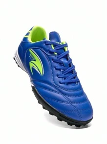 足球鞋男士氣墊足球訓練鞋室外足球鞋專業運動鞋青少年訓練足球鞋 Ronaldo 球鞋 - 藍色 - 查看 2