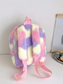 新潮流ins風格創意卡通獨角獸幼兒園背包,可愛的兒童書包 - 紫色 - 查看 6