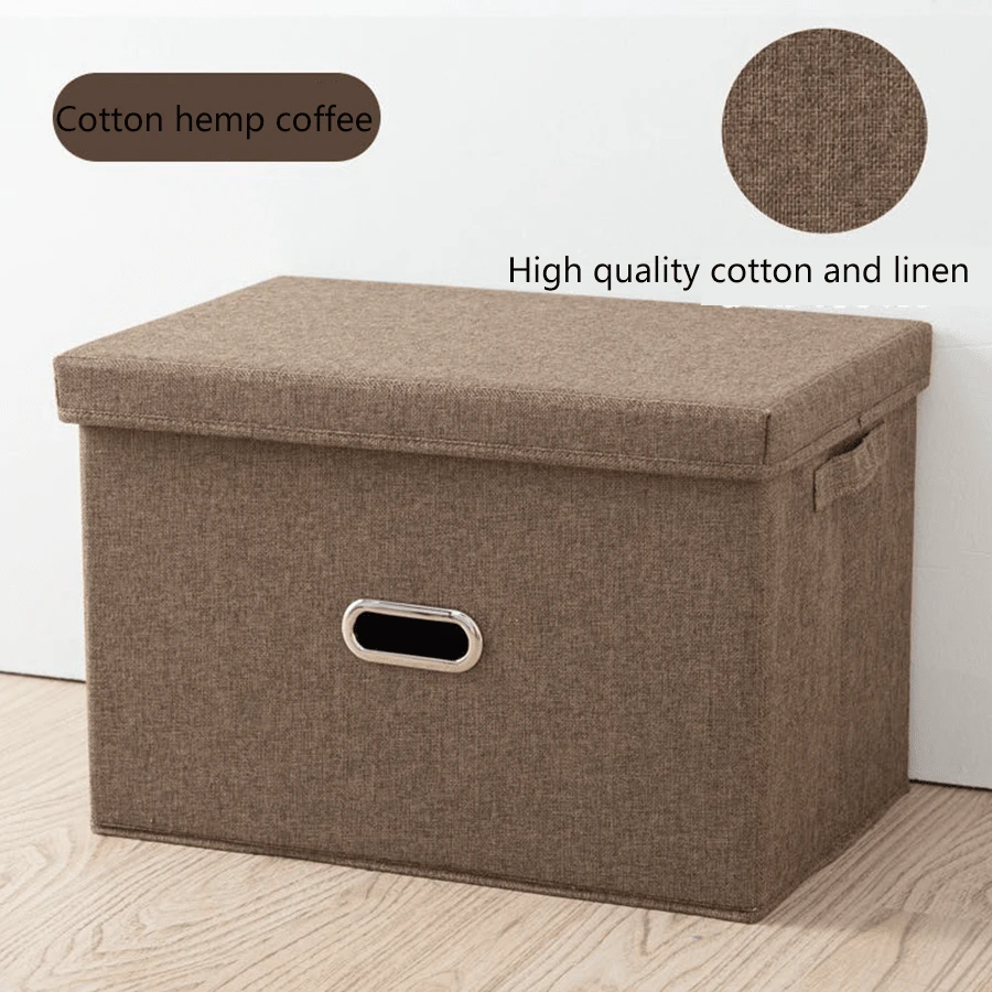 1 Piece Storage Box Extra Large Drawer Style Clothes Storage Box Foldable Clothing Organizer Wardrobe Storage Box - Brown - View 1
