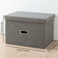 1 Piece Storage Box Extra Large Drawer Style Clothes Storage Box Foldable Clothing Organizer Wardrobe Storage Box - Brown - View 6