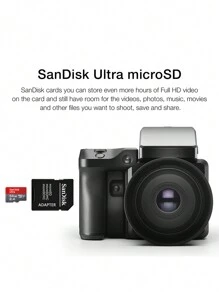 SANDISK SanDisk Micro SD Card Class 10 A1 Microsd 32GB 64GB 128GB 256GB 512GB 100MB/S U3 TF Memory Cards + SD Adapter