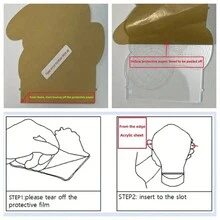 Motorcycle 3d Night Light, Touch Control Remote Controlled Black Base Creative 16 Colors Decorative Lamp, Perfect For Bedroom, Vacation Home, Decorative Mood Lighting, Best Gift For Christmas, Birthday, Festival - Black and White - View 11