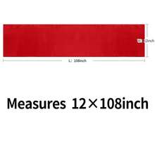 2pcs/Pack Satin Table Runner 12 X 108 Inches (30cmx275cm) For Wedding Party Engagement Decoration - Red - View 2