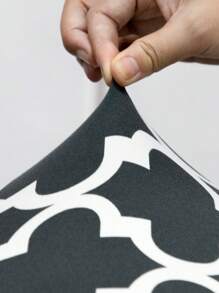 6 件/套印花餐椅套,現代風格牛奶絲彈性可拆卸椅子保護套,適合家庭、飯店和餐廳 - 彩色 - 查看 4