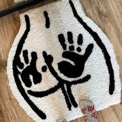 1 Pack Sexy Bathroom Rugs Soft Tufted Rugs Non-Slip Absorbent Handmade Rugs Bedroom Kitchen Bathroom Rugs Home Decor Room Decor 23.6Inch*21.6Inch (60X55cm)