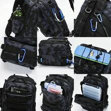 1pc Desert Camo Nylon Fishing Tackle Backpack, Multi-Functional Outdoor Fishing Accessories Bag For Lures, Reels, Hooks, Flies And Baits Storage, With Shoulder Straps - Multicolor - View 11