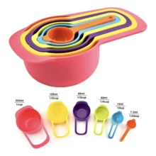 Tuttishome Kit Medidor Cozinha Conjunto C/6 Colher de Medidas - Multicolorido - Visão 2