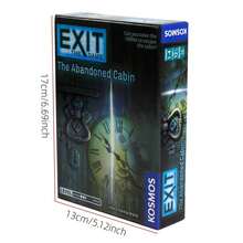 廢棄小屋,1至4人桌上卡牌遊戲,家庭聚會娛樂卡牌遊戲 - 黑色 - 查看 2