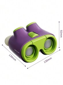Telescopio De Dibujos Animados Hd De Alta Potencia Para Niños, Juguete De Telescopio De Ciencias Al Aire Libre - Verde - Ver 7