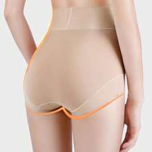 Bragas de Algodón de Cintura Alta para Mujer, Calzones Mujer Elástica Suave y Transpirable 3 PIEZAS - Negro - Ver 5