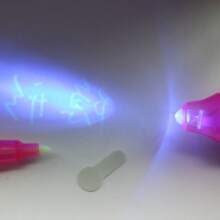 8pcs Invisible Uv Light Pen, Magic Pencil With Fluorescent Ink For Games, Color Random - Multicolor - View 4