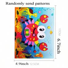 5/10/20pcs 3D EVA Foam Sticker Puzzle Cartoon Animal 20 Styles DIY Craft Early Education Toys Gift For Children - Multicolor - View 4