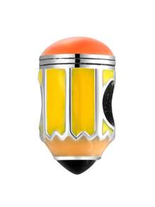 1pc Fashionable Pencil Design Silver DIY Bead For Women For DIY Jewelry Making - Silver - View 1