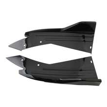 Universal Carbon Fiber & Abs Rear Bumper Lip Protector For Car, Scratch Resistant Bumper Lip Board, Side Skirt, Rear Apron - carbon fiber color - View 6