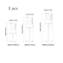 3入組按壓式髮廊用透明噴霧瓶 - 無色 - 查看 11