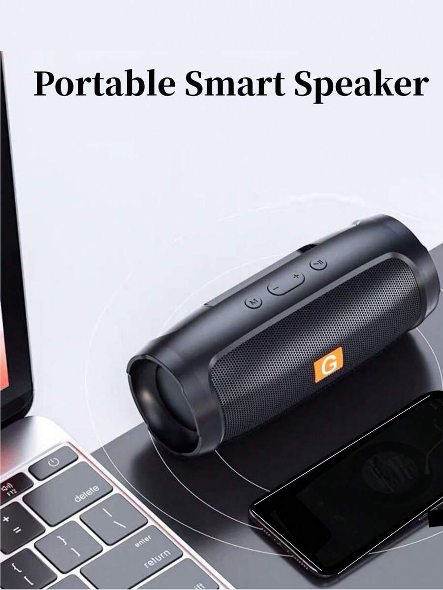 1 Pc Black Outdoor DualChannel Subwoofer Wireless Speaker Wireless